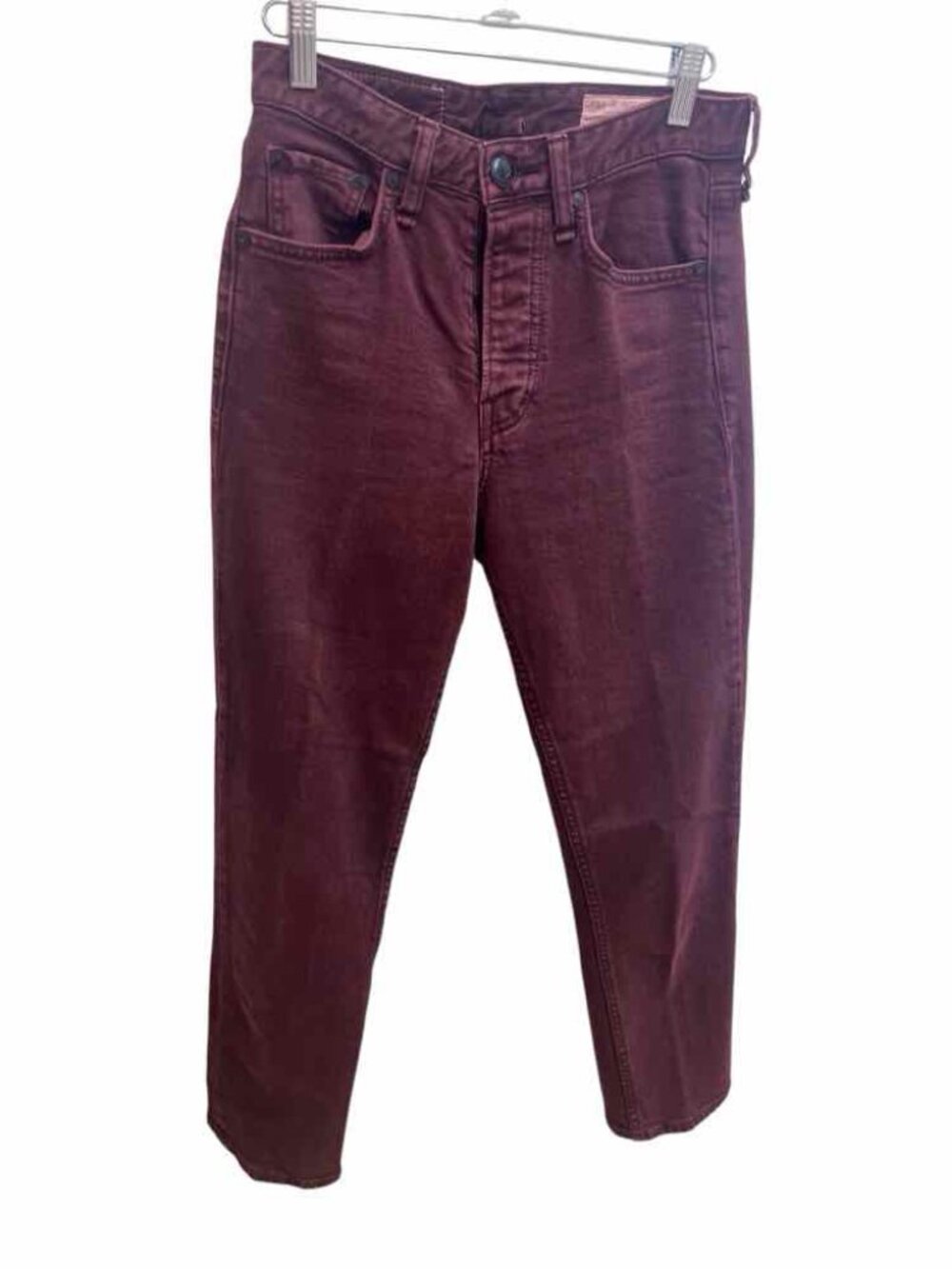 rag & bone Burgundy Size 25 Jeans